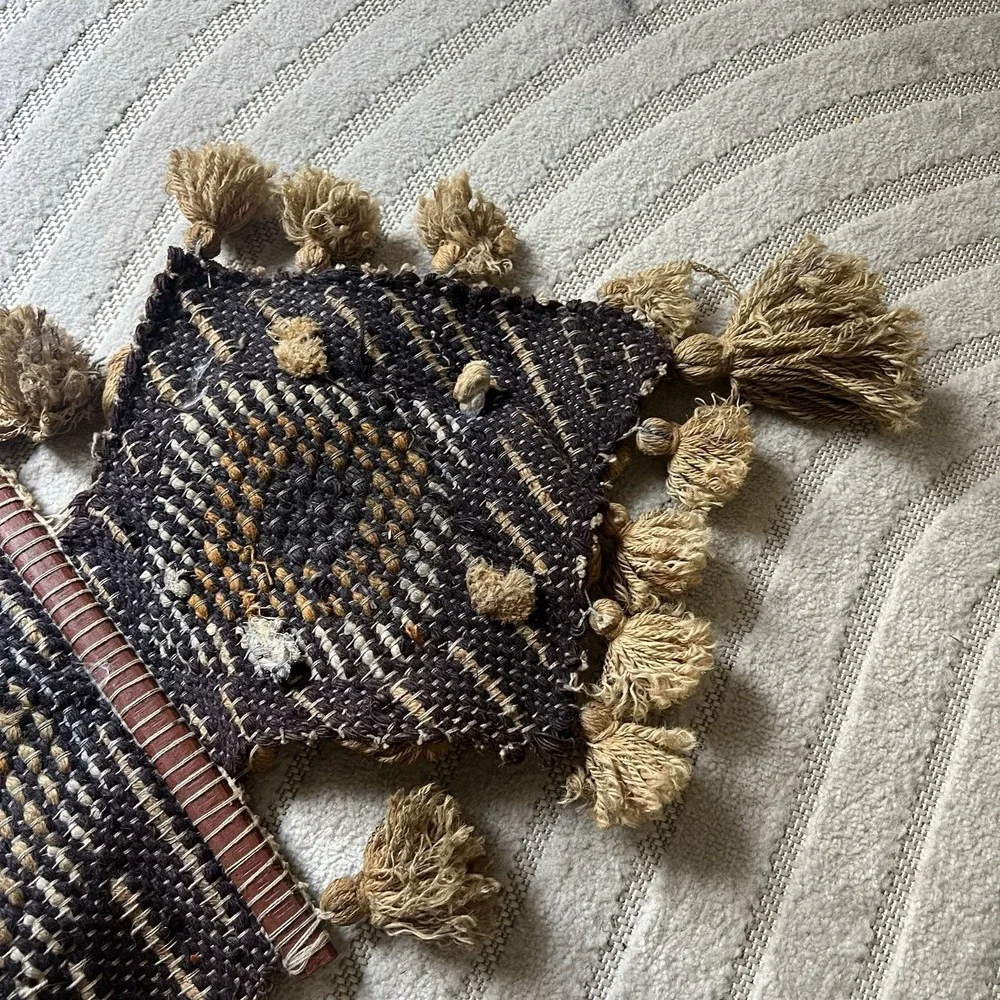 RARE VTG 1977 DON FREEDMAN Woven Fiber Tapestry Hanging MCM